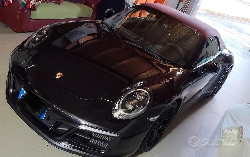Usata Porsche 911 Carrera Cabriolet 450 CV (330 kW) 2018 Nero Cabrio