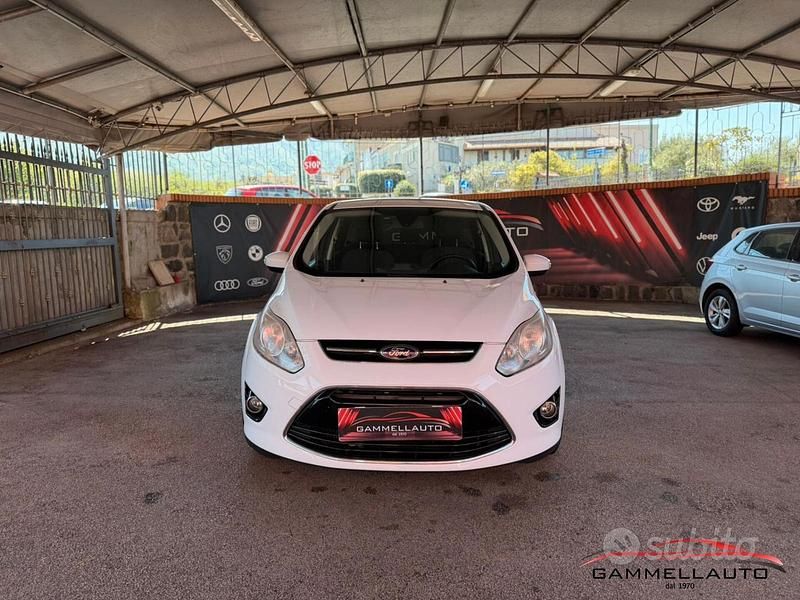 Begagnad Ford C-MAX Titanium 95 HK (69 kW) 2014 Vit Minibuss