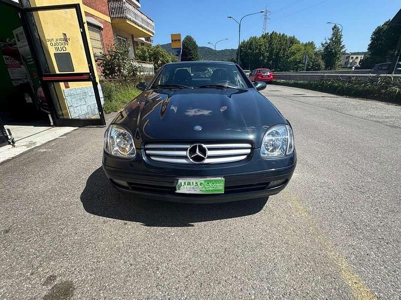 Usata Mercedes SLK200 192 CV (141 kW) 1998 Blu/azzurro Cabrio