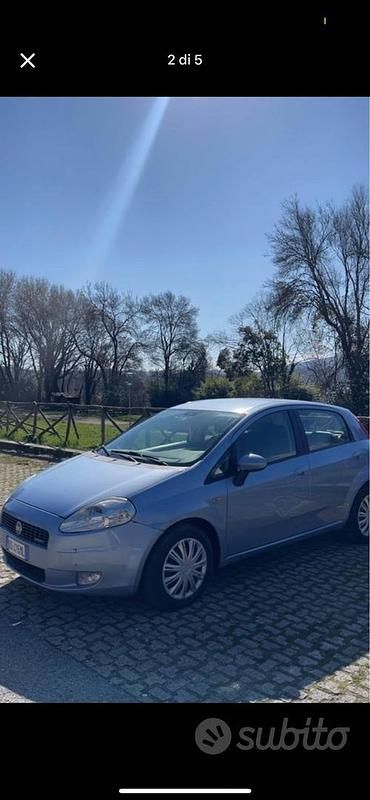 Usata Fiat Grande Punto 75 CV (55 kW) 2007 Blu Utilitaria