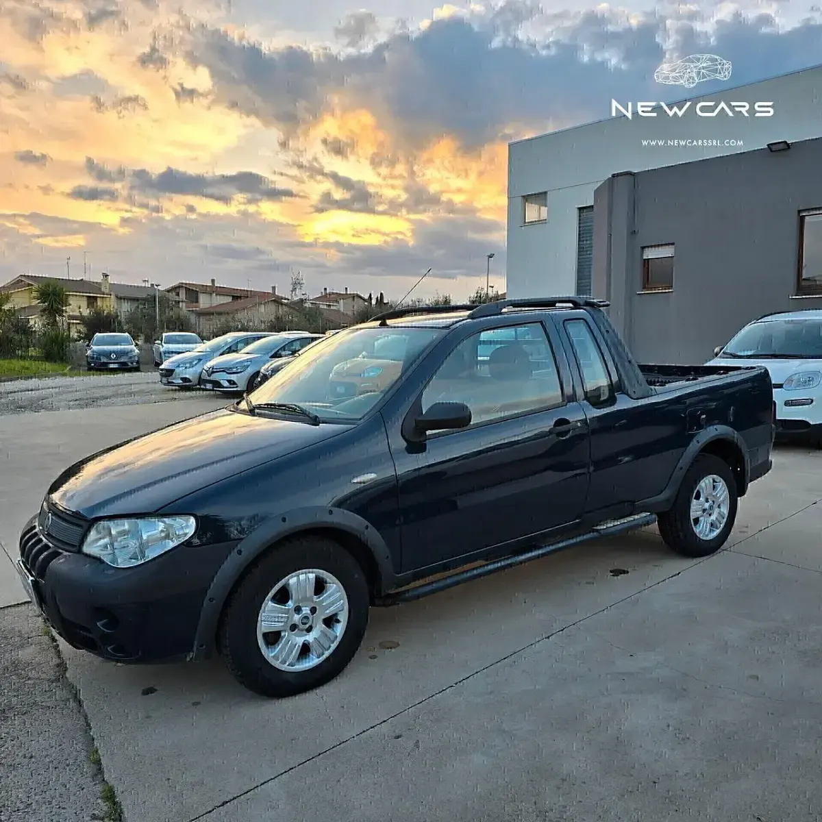 Usata Fiat Strada 84 CV (61 kW) 2007 Blu Pick-up
