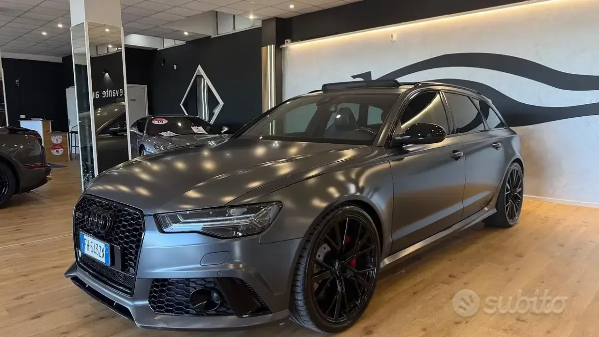 Usata Audi RS6 Performance 605 CV (444 kW) 2018 Grigio Station wagon