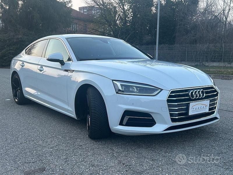 Usata Audi A5 Business 190 CV (139 kW) 2018 Bianco Coupé