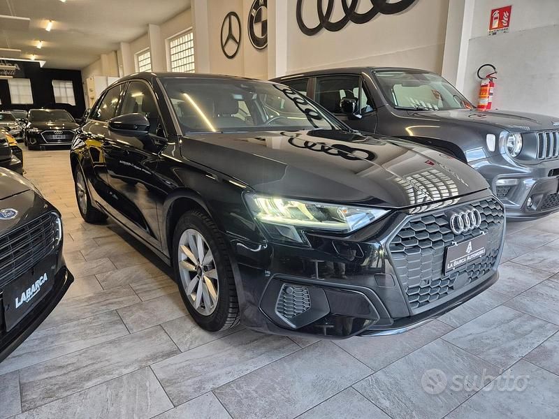 Usata Audi A3 Advanced 150 CV (110 kW) 2022 Nero Berlina