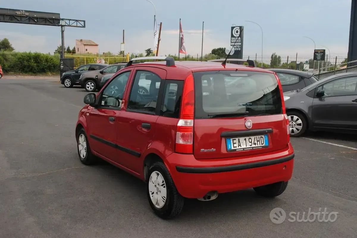 Usata Fiat Panda 69 CV (50 kW) 2010 Rosso Utilitaria