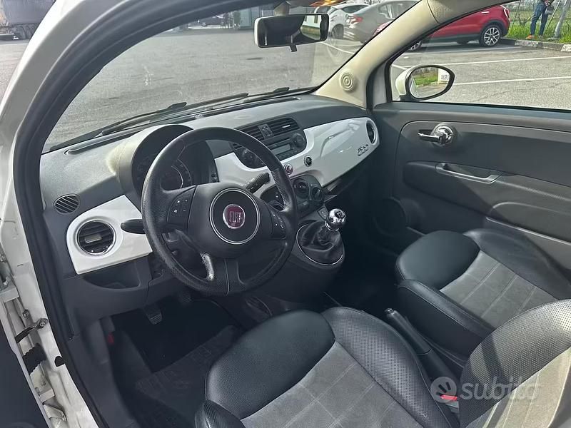 Usata Fiat 500 2009 Bianco Cabrio