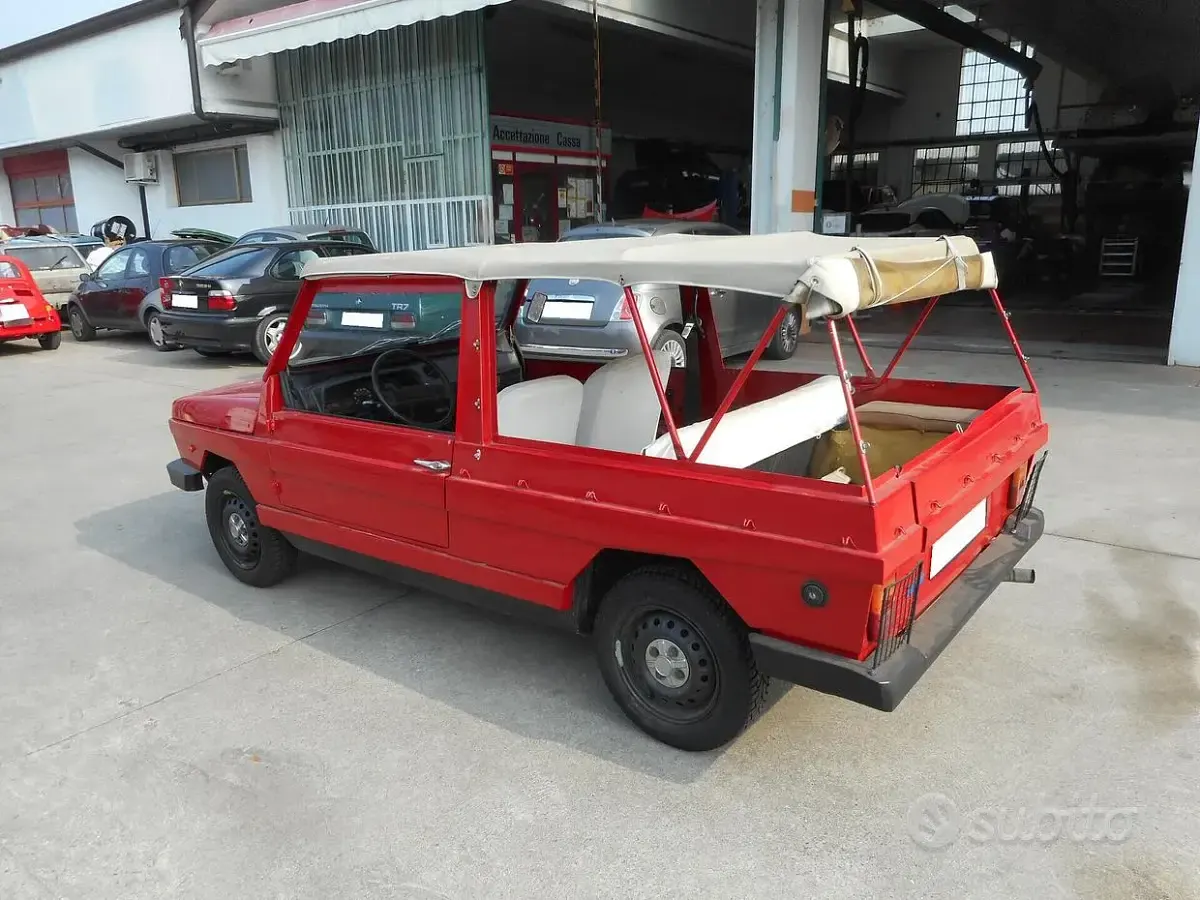 Usata Fiat 127 50 CV (36 kW) 1970 Rosso Cabrio