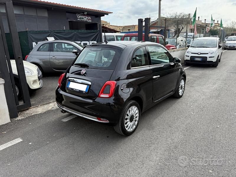 Usata Fiat 500 Lounge 69 CV (50 kW) 2018 Nero Utilitaria