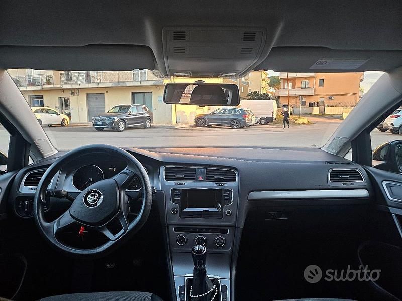 Usata VW Golf VII 105 CV (77 kW) 2014 Nero Berlina