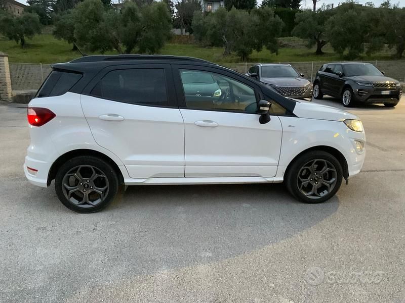 Usata Ford Ecosport ST-Line 100 CV (73 kW) 2019 Bianco SUV