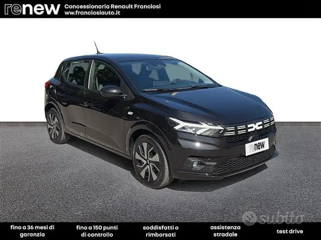 Usata Dacia Sandero Expression 101 CV (74 kW) 2025 Nero