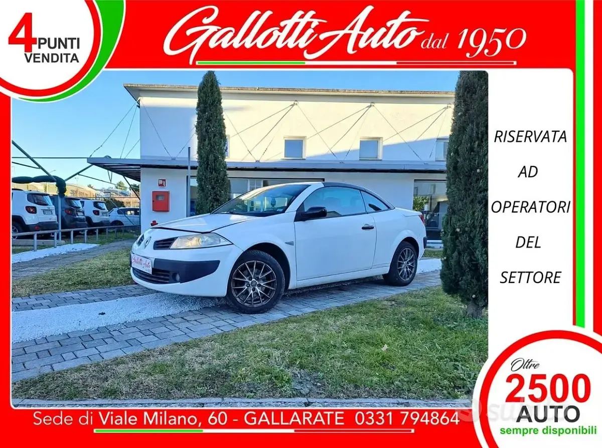 Usata Renault Mégane Cabriolet Luxe 150 CV (110 kW) 2007 Cabrio
