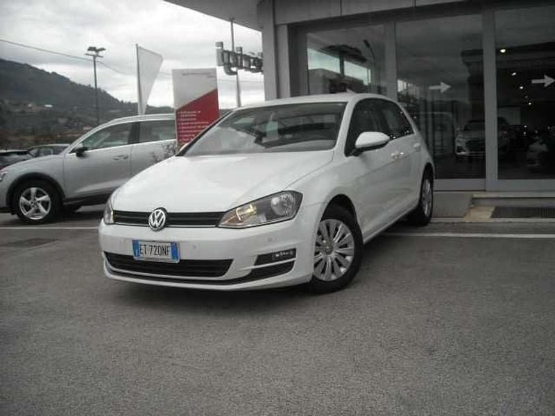 Usata VW Golf VII Trendline 86 CV (63 kW) 2014 Bianco Berlina