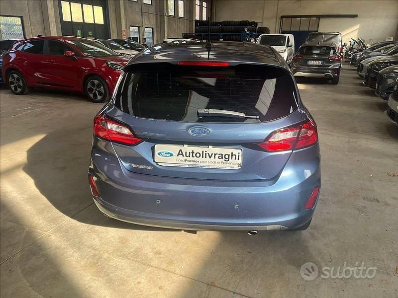 Usata Ford Fiesta Titanium 75 CV (55 kW) 2022 Blu Berlina