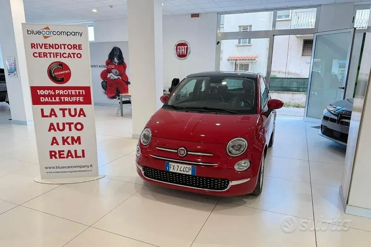 Usata Fiat 500 Lounge 69 CV (50 kW) 2019 Rosso Berlina