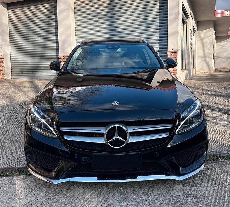 Usata Mercedes C220 Premium 170 CV (125 kW) 2018 Nero Station wagon