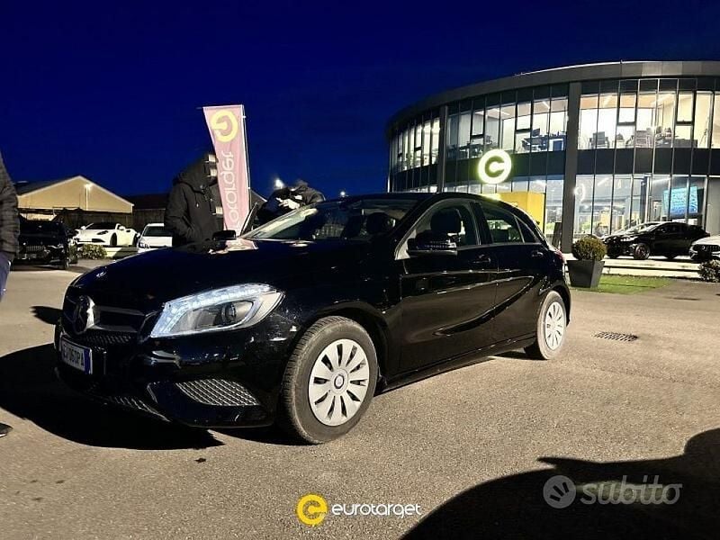 Usata Mercedes A160 Executive 90 CV (66 kW) 2014 Nero metallizzato Berlina