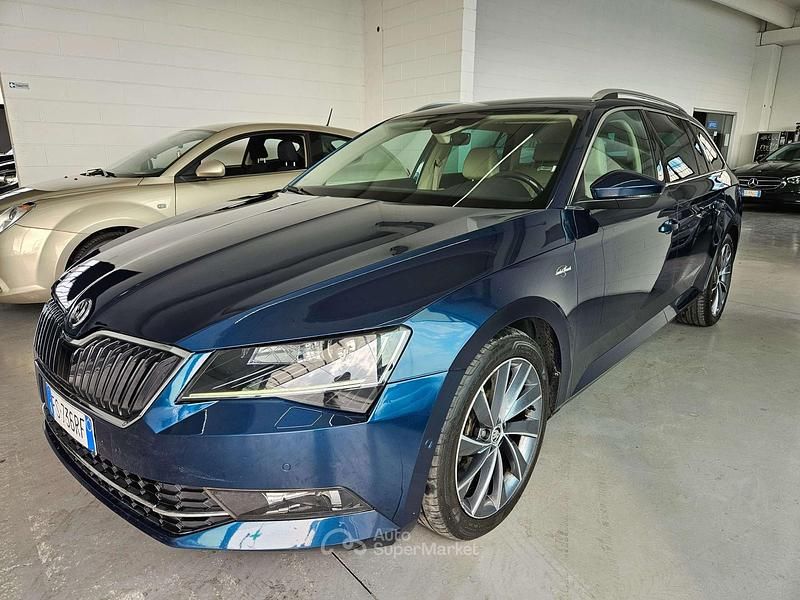 Brugt Skoda Superb 190 HK (139 kW) 2018 Blå Stationcar
