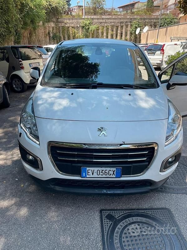 Usata Peugeot 3008 2014 Bianco Berlina