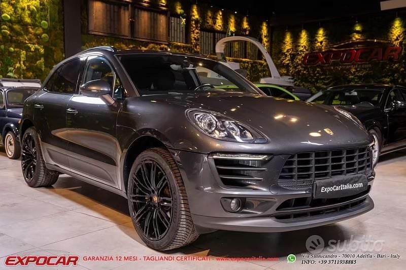 Usata Porsche Macan 250 CV (183 kW) 2016 Grigio SUV