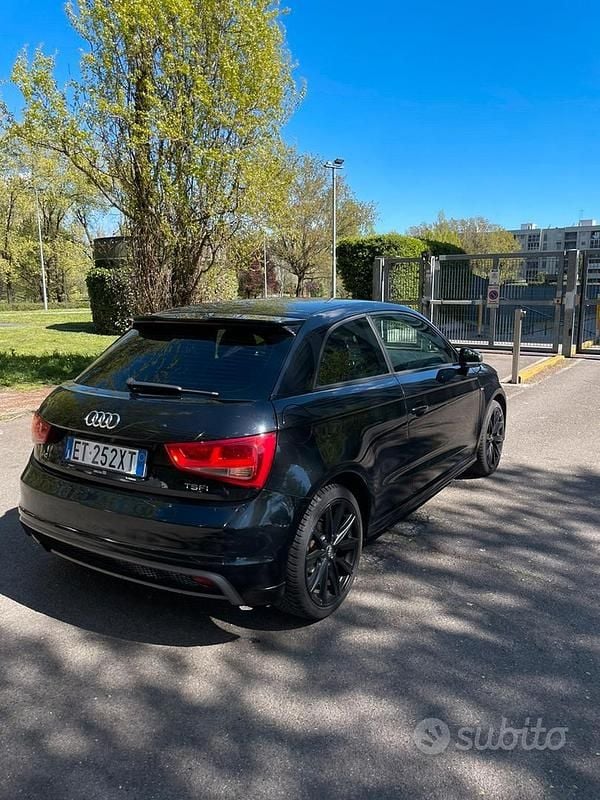 Usata Audi A1 S-Line 86 CV (63 kW) 2014 Nero Utilitaria