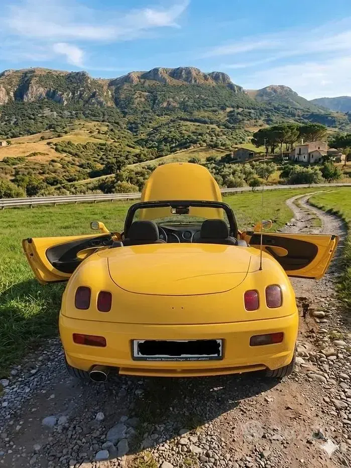 Usata Fiat Barchetta 131 CV (96 kW) 1998 Giallo Cabrio