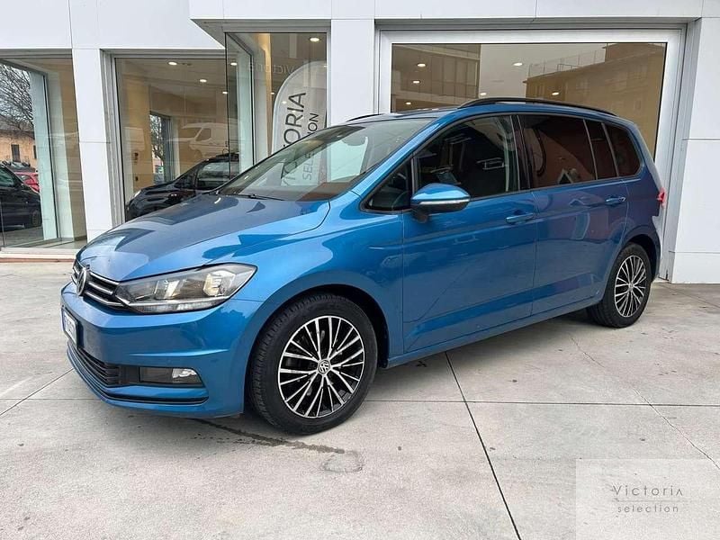 Usata VW Touran Business 116 CV (85 kW) 2018 Blu/azzurro Monovolume
