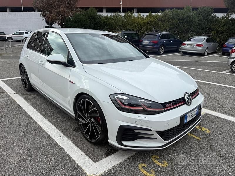 Usata VW Golf VII GTI 245 CV (180 kW) 2018 Bianco Berlina