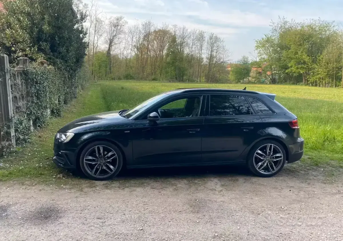 Usata Audi A3 S-Line 150 CV (110 kW) 2018 Nero Berlina