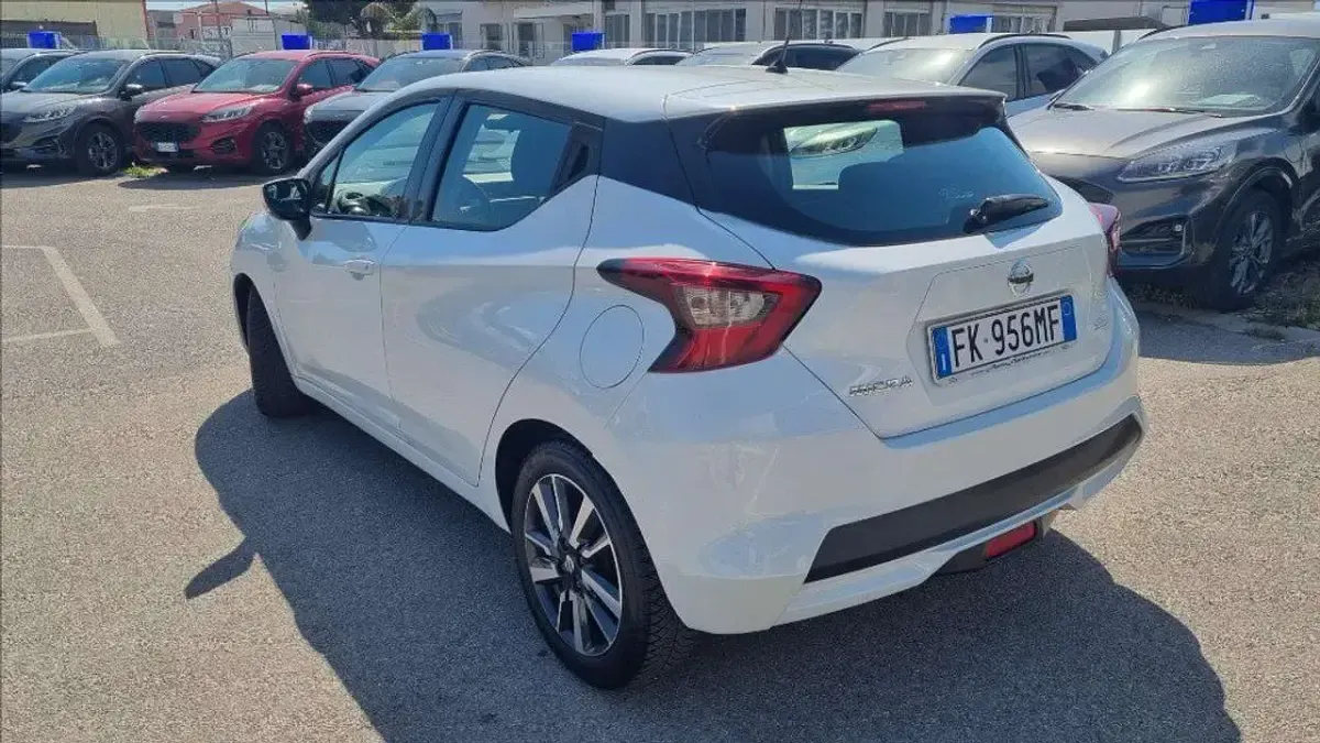 Usata Nissan Micra Acenta 90 CV (66 kW) 2017 Bianco Utilitaria