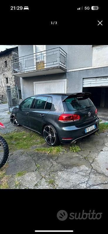 Usata VW Golf VI GTD 170 CV (125 kW) 2011 Grigio Utilitaria
