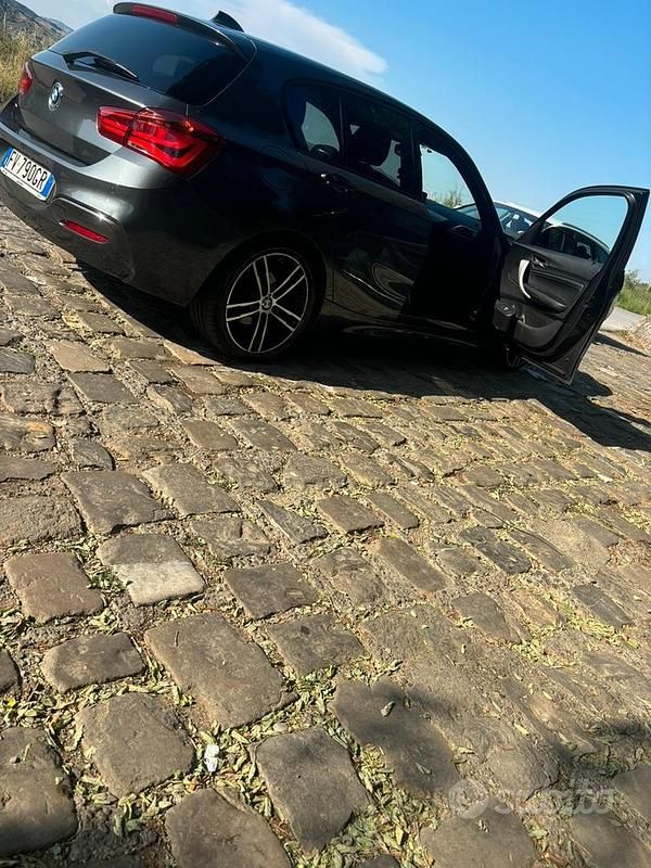 Usado BMW 116 M Sport 116 HP (85 kW) 2018 Cinzento Citadino
