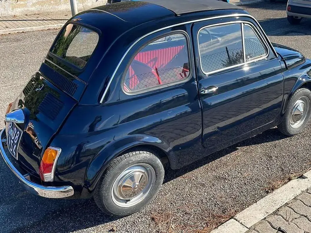 Usata Fiat 500 Lusso 18 CV (13 kW) 1969 Blu/azzurro Utilitaria