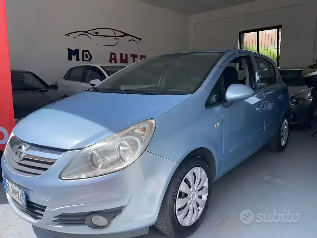 Usata Opel Corsa Enjoy 75 CV (55 kW) 2007 Blu Utilitaria