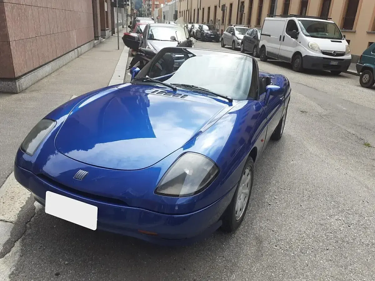 Käytetty Fiat Barchetta 131 HP (96 kW) 1998 Sininen Avoauto