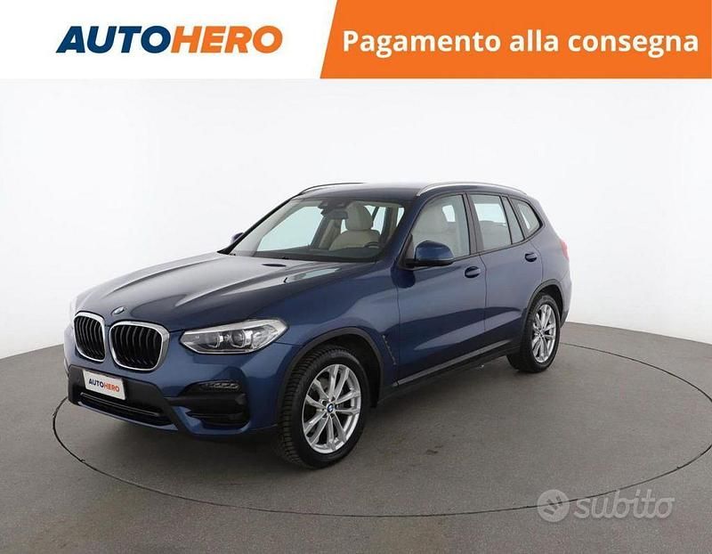Usata BMW X3 Advantage 190 CV (139 kW) 2020 Blu SUV