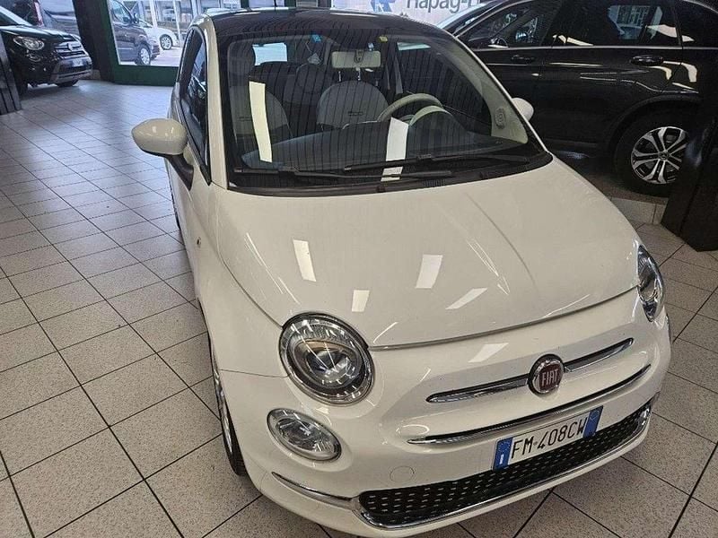 Usata Fiat 500 Lounge 69 CV (50 kW) 2017 Bianco pastello Utilitaria