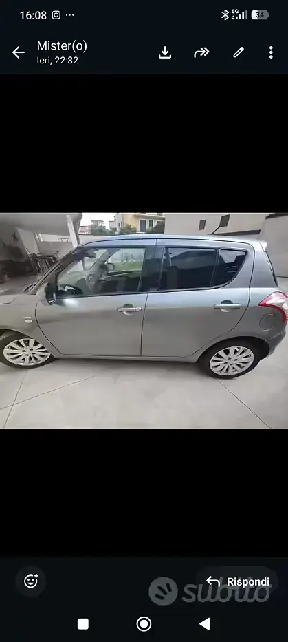 Usata Suzuki Swift 75 CV (55 kW) 2011 Grigio Utilitaria