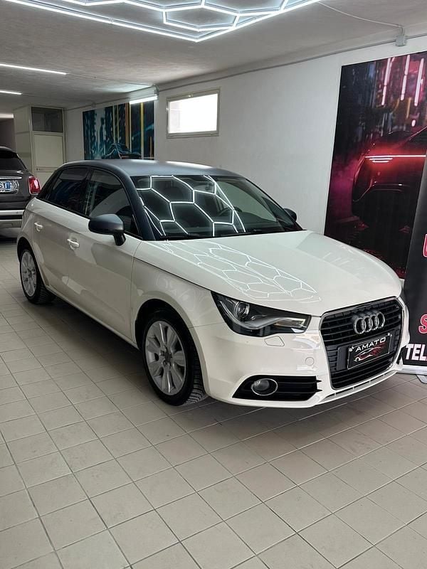 Usata Audi A1 Ambition 90 CV (66 kW) 2014 Bianco Utilitaria
