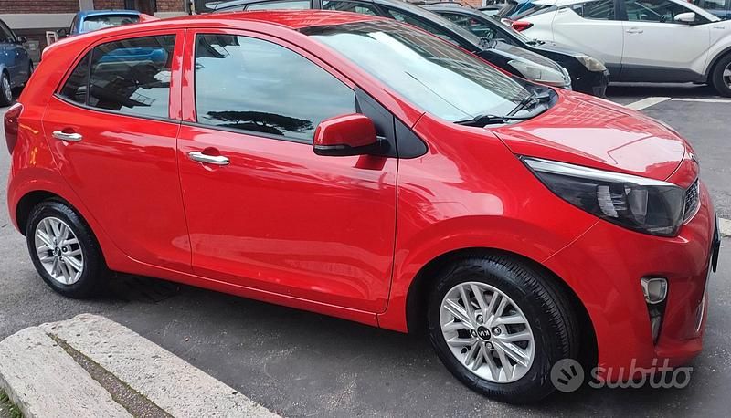 Usata Kia Picanto Style 67 CV (49 kW) 2021 Rosso Utilitaria
