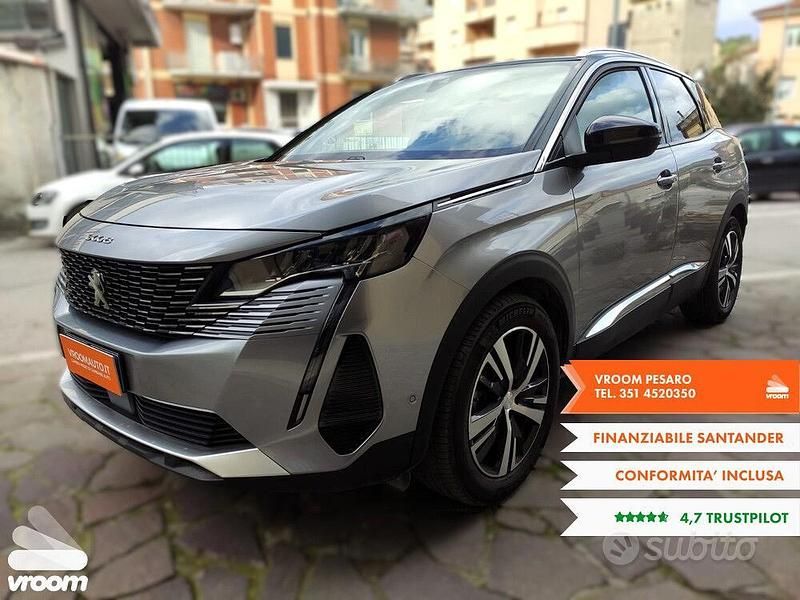 Usata Peugeot 3008 S 131 CV (96 kW) 2021 Grigio SUV