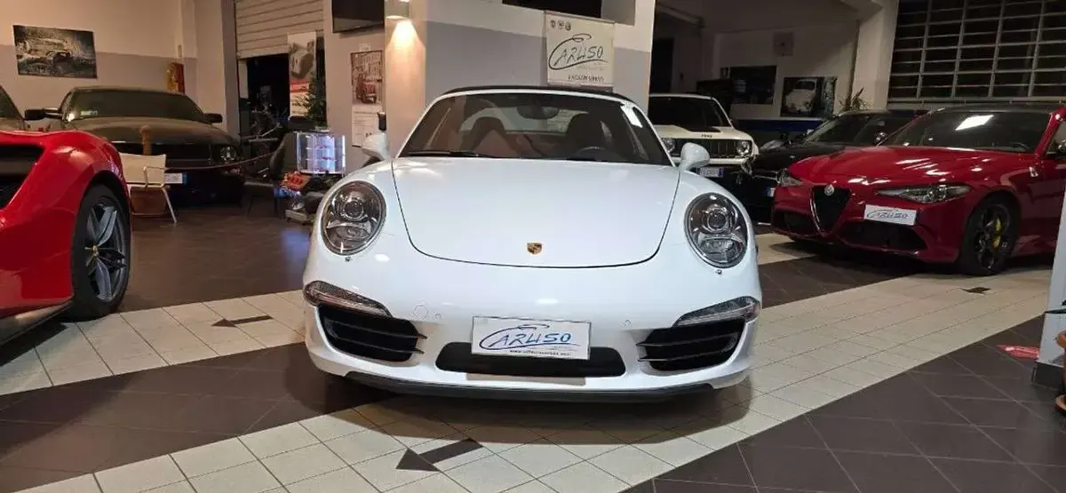 Usata Porsche 991 400 CV (294 kW) 2015 C9a  pure white Cabrio