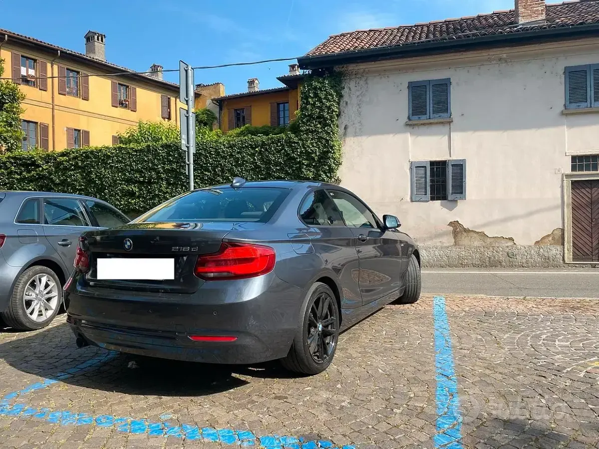 Usata BMW 218 150 CV (110 kW) 2018 Grigio Coupé