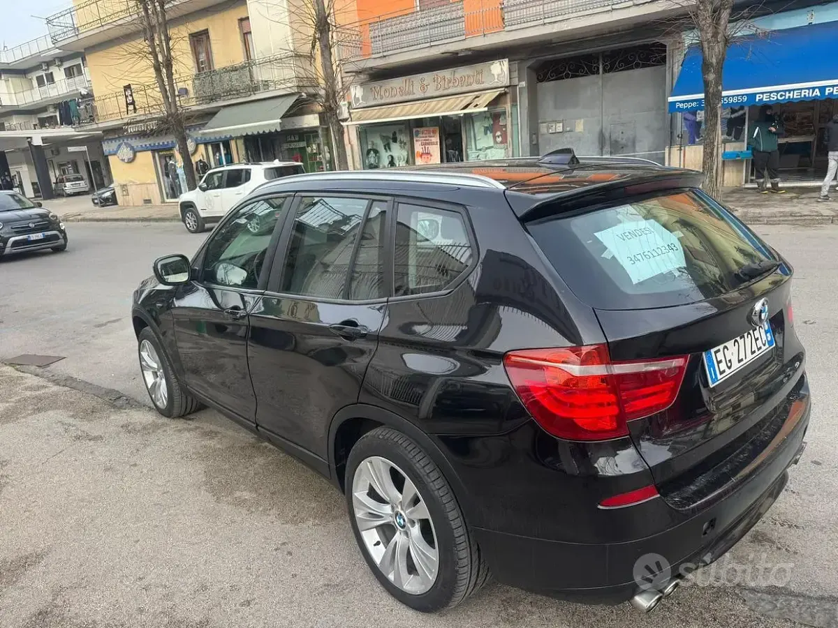 Usata BMW X3 184 CV (135 kW) 2011 Nero SUV
