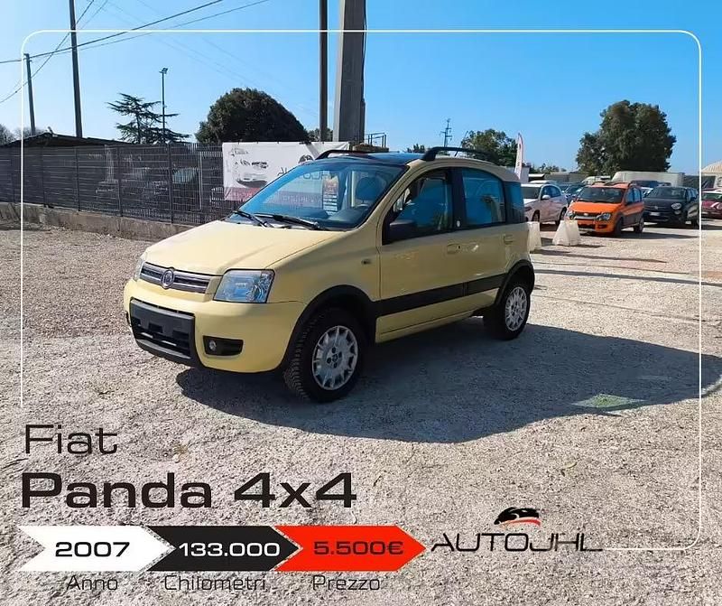Usata Fiat Panda 4x4 59 CV (43 kW) 2007 Giallo Utilitaria