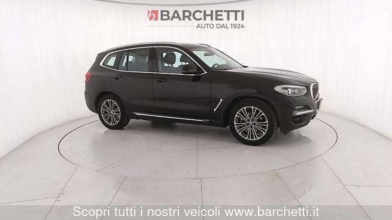 Usata BMW X3 Luxury Line 150 CV (110 kW) 2021 Nero SUV
