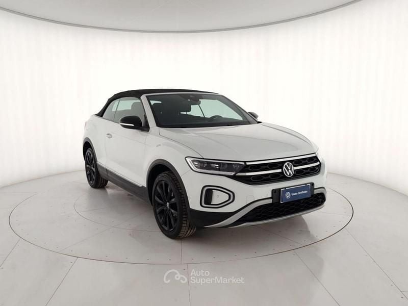 Usata VW T-Roc Cabriolet Style 150 CV (110 kW) 2023 Bianco Cabrio