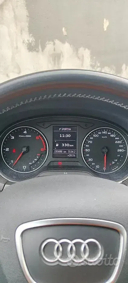 Usata Audi A3 110 CV (80 kW) 2015 Bianco Berlina