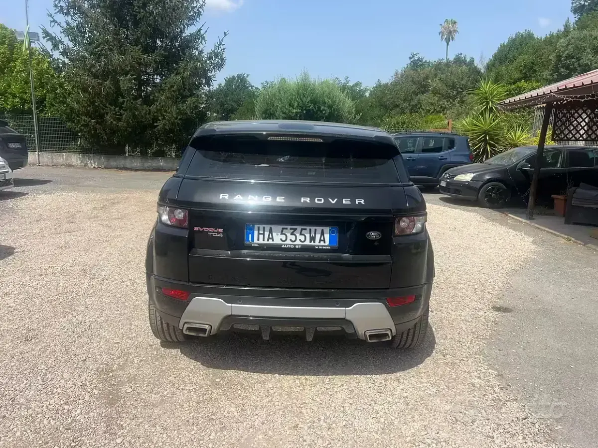 Usata Land Rover Range Rover evoque Dynamic 190 CV (139 kW) 2013 Nero SUV