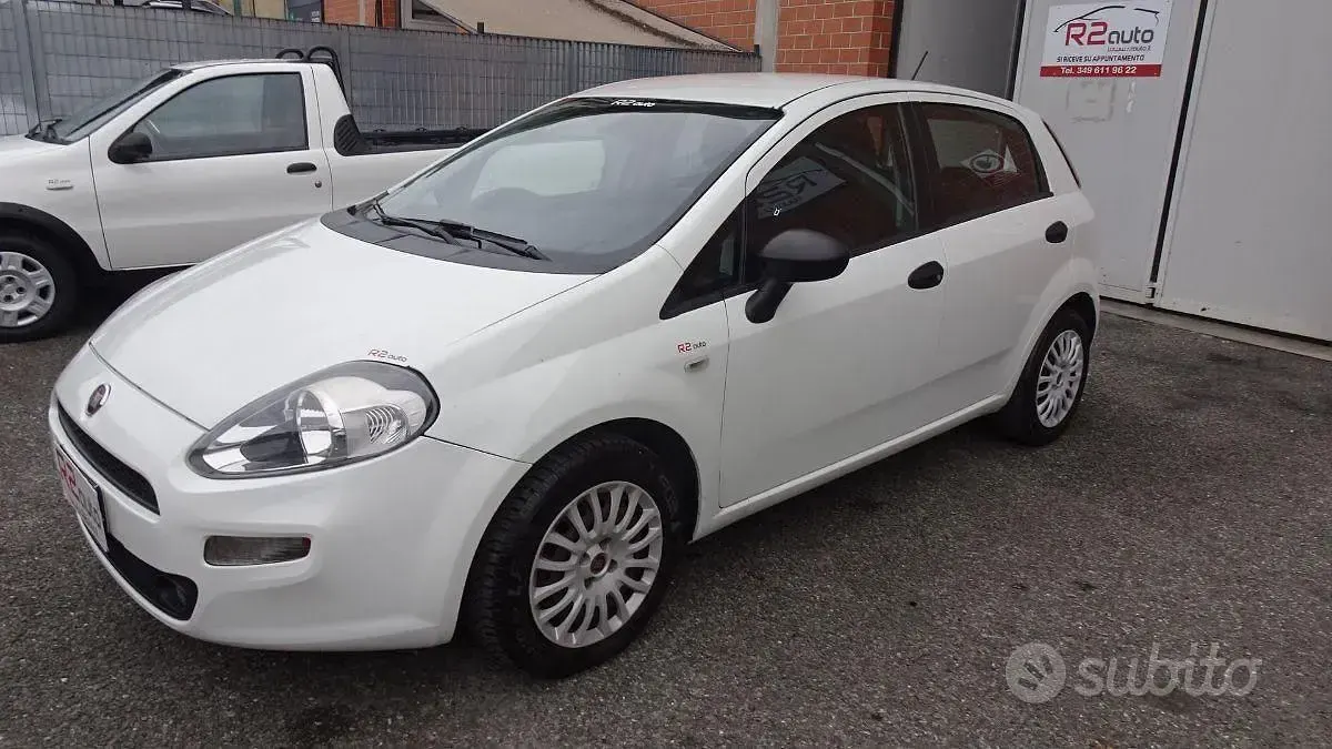 Usata Fiat Punto Evo 85 CV (62 kW) 2014 Bianco Utilitaria